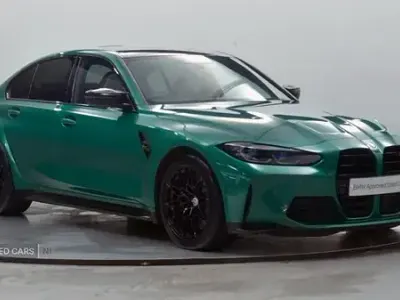 Begagnad BMW M3 Competition Edition 503 HK (369 kW) 2023 Grön Sedan