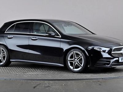 Used Mercedes A200 AMG Line Premium 163 HP (119 kW) 2019 Black Hatchback