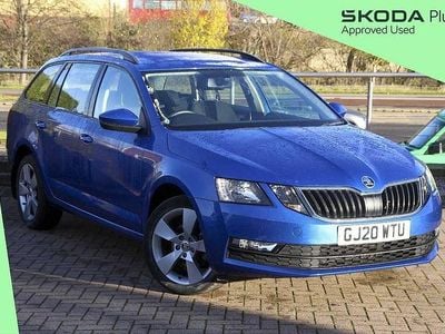 Used Skoda Octavia SE Drive 147 HP (108 kW) 2020 Race blue metallic Estate