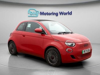 Used Fiat 500e Red 86 kW (118 HP) 2021 Red Cabriolet