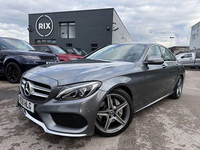 Used Mercedes C200 AMG line 184 HP (135 kW) 2018 Grey Sedan