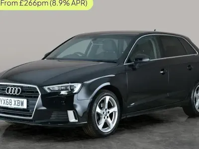 Used Audi A3 Sportback Sport 150 HP (110 kW) 2018 Black Hatchback