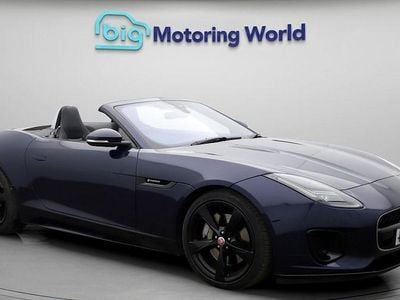 Begagnad Jaguar F-Type R-Dynamic 300 HK (220 kW) 2019 Blå Cab