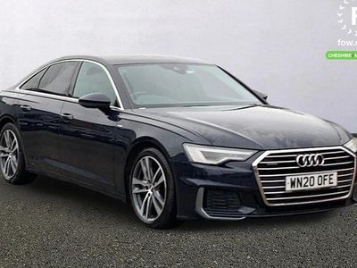 Used Audi A6 S-Line 245 HP (180 kW) 2020 Blue Sedan