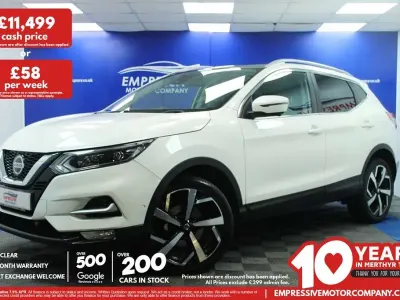 Used Nissan Qashqai Tekna 140 HP (102 kW) 2019 White SUV