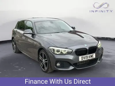 Usado BMW 118 Efficient Dynamics 2019 Gris Utilitario