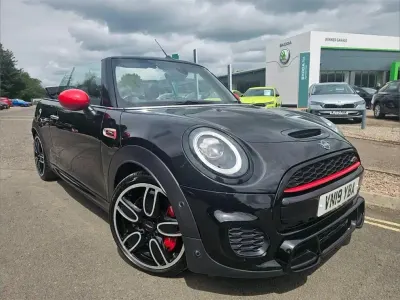 Used Mini John Cooper Works Cabriolet 228 HP (167 kW) 2019 Black Cabriolet