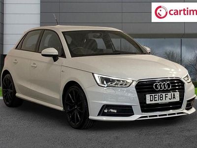 Begagnad Audi A1 Sportback S-Line 125 HK (91 kW) 2018 Vit Halvkombi