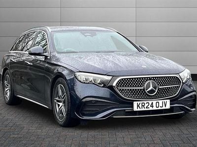 Nautic blue Used 2024 Mercedes E220 AMG line Estate | £38,450 (Super price)
