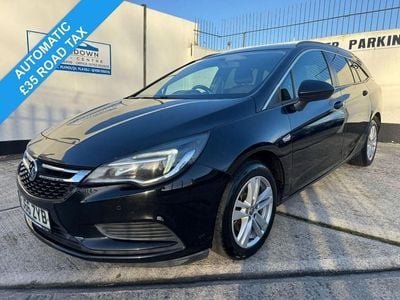 Used Vauxhall Astra Design Edition 136 HP (100 kW) 2016 Black Estate