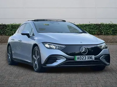 Used Mercedes EQE300 AMG Line Premium 180 kW (245 HP) 2023 Silver Sedan
