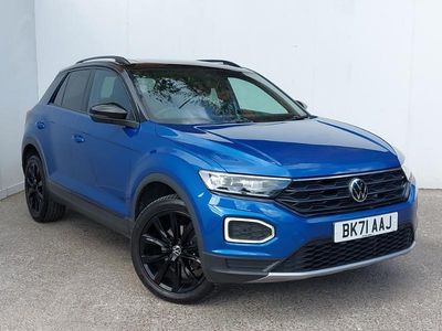 Used VW T-Roc Black Edition 150 HP (110 kW) 2021 Blue SUV