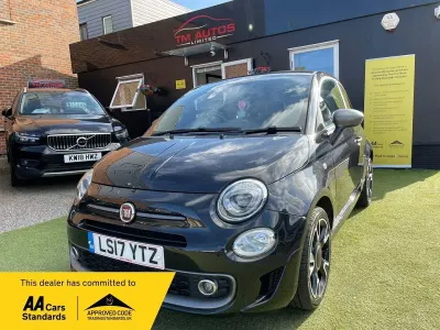 Used Fiat 500 S 69 HP (50 kW) 2017 Black Hatchback