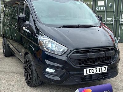Used Ford Transit Custom 126 HP (92 kW) 2023 Black Van