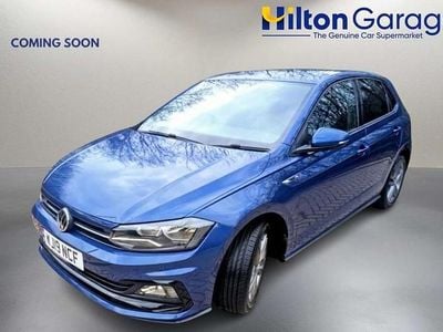 Used VW Polo R-line 115 HP (84 kW) 2019 Blue Hatchback