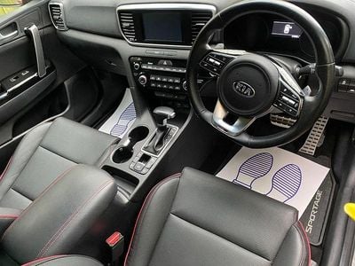 Used Kia Sportage GT-Line 136 HP (100 kW) 2019 Red SUV