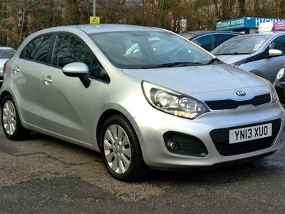 Silver Used 2013 Kia Rio Hatchback | £3,195 (Fair price)