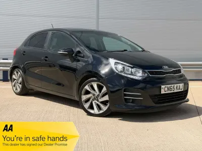 Used Kia Rio 90 HP (66 kW) 2015 Black Hatchback
