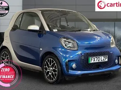 Used Smart ForTwo Electric Drive Prime Exclusive 60 kW (82 HP) 2020 Silver Coupe