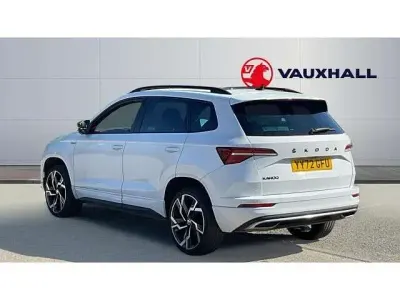 Used Skoda Karoq SportLine 150 HP (110 kW) 2022 White SUV