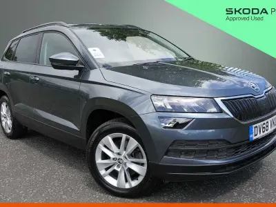 Used Skoda Karoq 110 HP (80 kW) 2018 Quartz grey metallic SUV