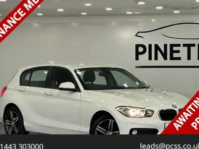 Used BMW 116 Sport Line 116 HP (85 kW) 2018 White Hatchback