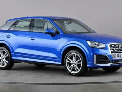 Used Audi Q2 S-Line 116 HP (85 kW) 2018 Blue SUV