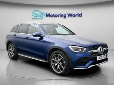 Used Mercedes GLC300 AMG line 272 HP (200 kW) 2020 Blue SUV