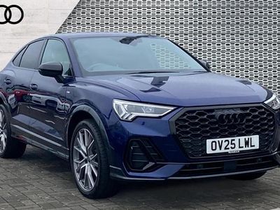 Used Audi Q3 Black Edition 150 HP (110 kW) 2025 Blue SUV