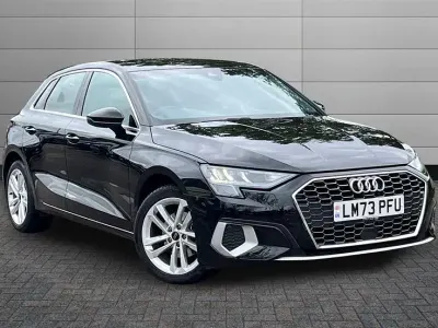 Used Audi A3 Sport 150 HP (110 kW) 2023 Brilliant black Sedan