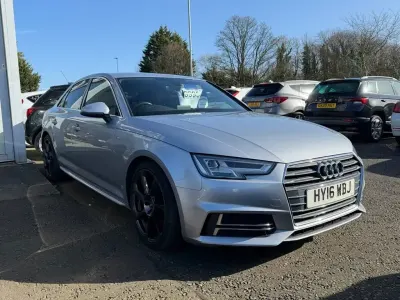 Used Audi A4 S-Line 150 HP (110 kW) 2016 Silver Sedan