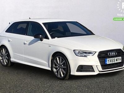 Used Audi A3 Sportback Black Edition 190 HP (139 kW) 2019 White Hatchback