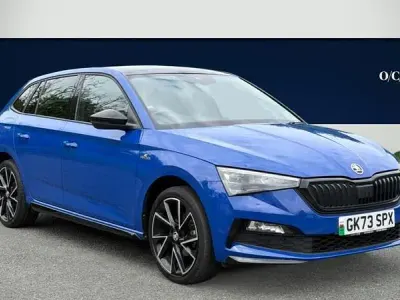 Used Skoda Scala Monte Carlo 110 HP (80 kW) 2023 Blue Hatchback