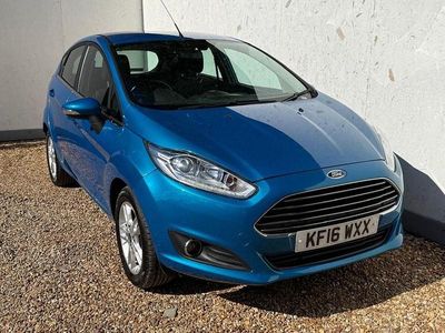 Blue Used 2016 Ford Fiesta Zetec Hatchback | £5,990 (Fair price)