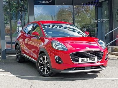Używany Ford Puma Titanium 125 KM (91 kW) 2021 Czerwony SUV