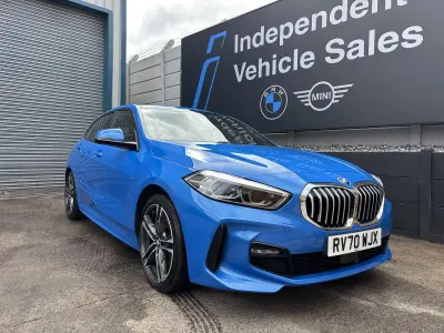 Used BMW 118 M Sport 140 HP (102 kW) 2020 Blue Hatchback