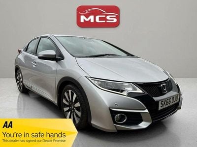 Silver Used 2016 Honda Civic SE Plus Hatchback | £8,795 (Fair price)