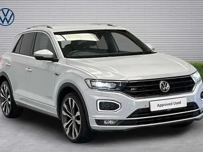 Used VW T-Roc R-line 115 HP (84 kW) 2018 Silver SUV
