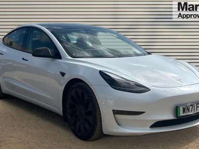 used Tesla Model 3 Saloon Performance AWD 4dr [Performance Upgrade] Auto