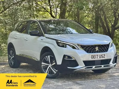 Used Peugeot 3008 GT-line 130 HP (95 kW) 2017 White SUV