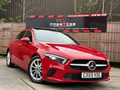 Used Mercedes A180 Premium Plus 116 HP (85 kW) 2019 Red Hatchback