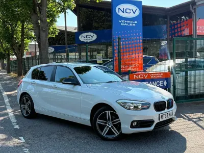 Used BMW 118 Sport Line 150 HP (110 kW) 2017 White Hatchback