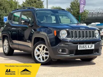 Used Jeep Renegade Longitude 110 HP (80 kW) 2016 Black SUV