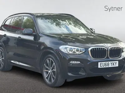 Used BMW X3 M Sport 261 HP (191 kW) 2018 Black SUV