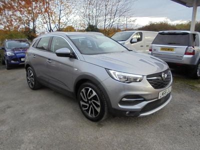 Used Vauxhall Grandland X Elite 130 HP (95 kW) 2018 Grey SUV