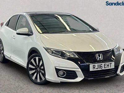 White Used 2015 Honda Civic SR Hatchback | £13,023 (Expensive)