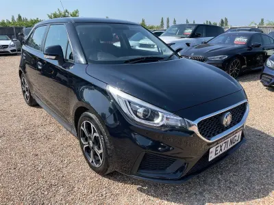 Used MG MG3 Excite 106 HP (77 kW) 2021 Black Hatchback