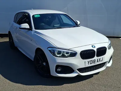 Used BMW 118 M Sport 136 HP (100 kW) 2018 White Hatchback