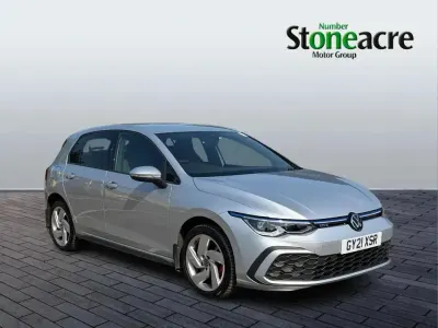 Used VW Golf VIII GTE 241 HP (177 kW) 2021 Silver Hatchback