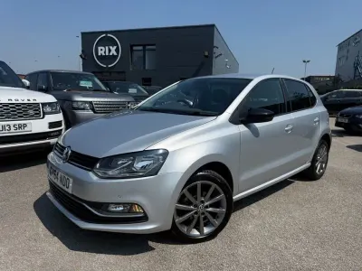 Used VW Polo Design 90 HP (66 kW) 2014 Silver Hatchback